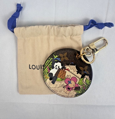 Brand New Louis Vuitton 2021 Monogram Christmas China Wall Animation Bag Charm