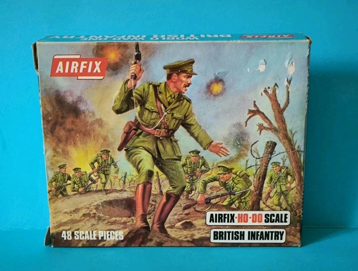 Lot De Soldats Airfix Union Infantry 1/72, Avec Une Grappe Neuve Et 50 Pièces En Vrac. De Quoi Monter Une Armée !