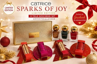 Catrice SPARKS OF JOY Limited Edt. 8 Teile Geschenk Weihnachten Adventskalender