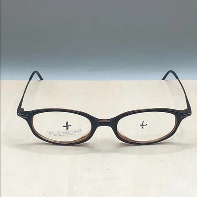FLEXON SELECT 1800 Eyeglasses Frame Japan 47-19-140 Two Tone Black Brown UNISEX