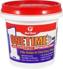 0542 ONETIME Lightweight Spackling, 1/2 Pint, White, 1 Pack