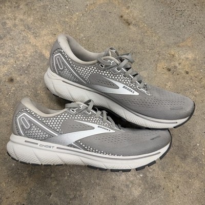 Brooks Women Ghost 14 1203561B089 Gray Running Shoes Size 9.5 B *STAINS DISTRESS