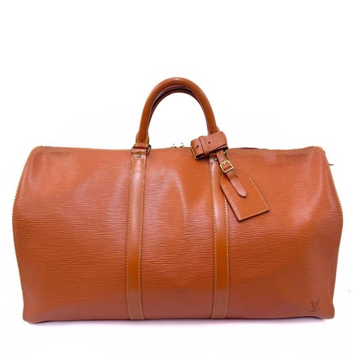 Louis Vuitton Keepall 50 Boston Bag, Gold