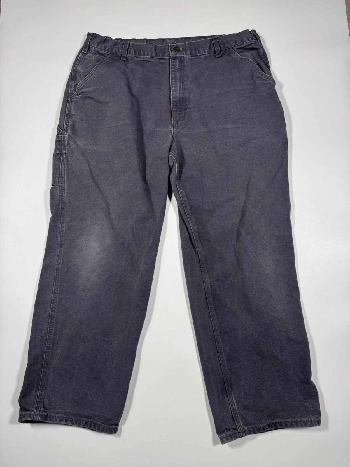 Carhartt B11 Washed Duck Work Pants Mens 40x30 Gray Utility Cargo