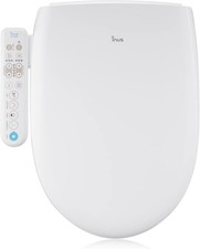 WHITE - INUS N22 ELECTRIC HEATED BIDET TOILET SEAT ELONGATED WARM WATER