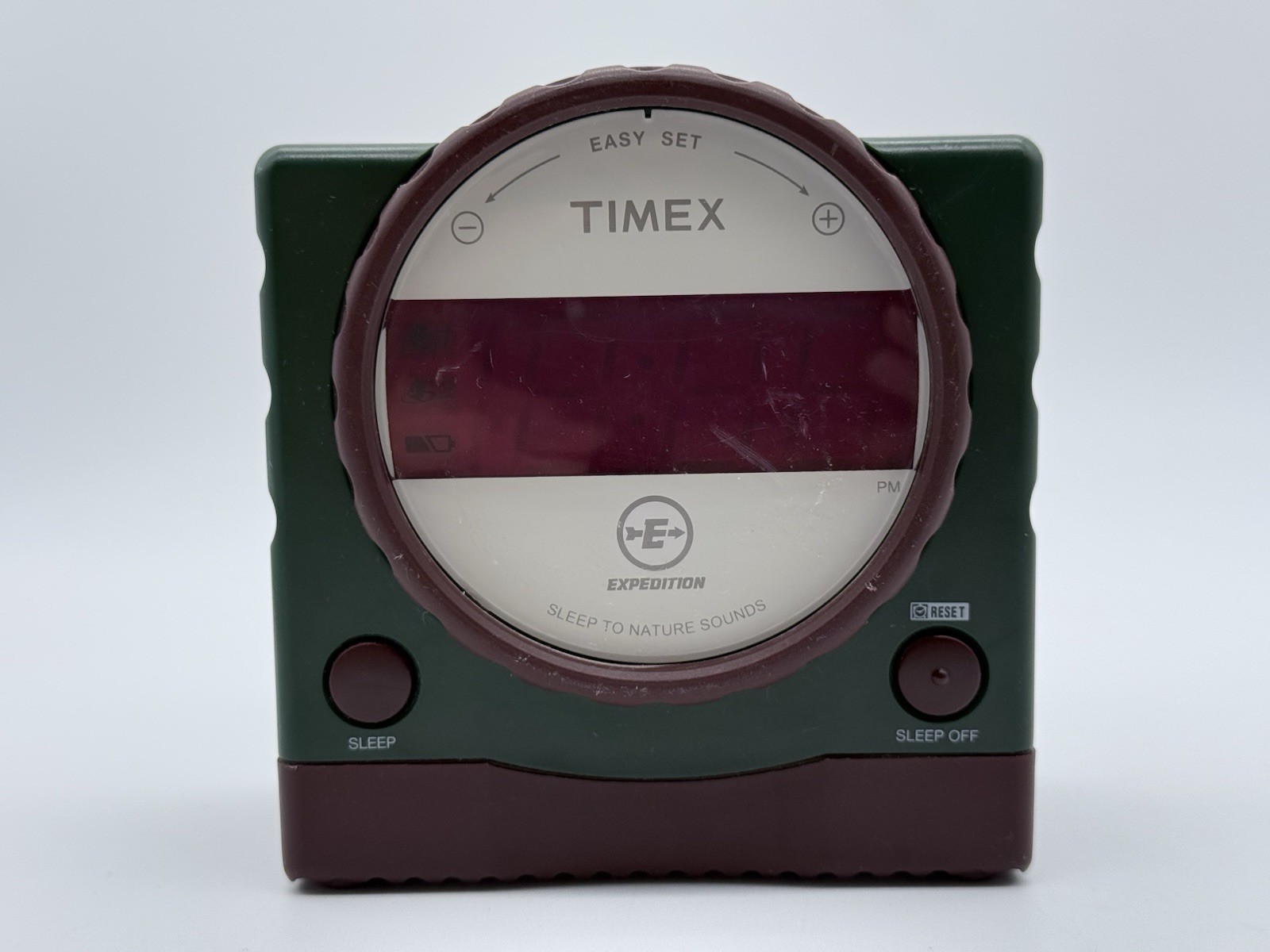 Timex Expedition T155Q Digital Alarm Clock Nature Sounds Forest Ocean Birds