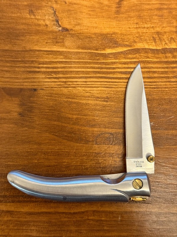 Laguiole Seki Japan Stainless Folding Linerlock Pocket Knife