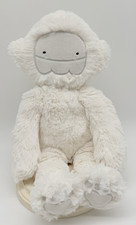 Slumberkins Yeti Plush Ivory White with Gray Face Plush Stuffed Animal 12"