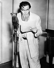 Orson Welles young actor producer guest star on CBS Monday Night S- Old Photo