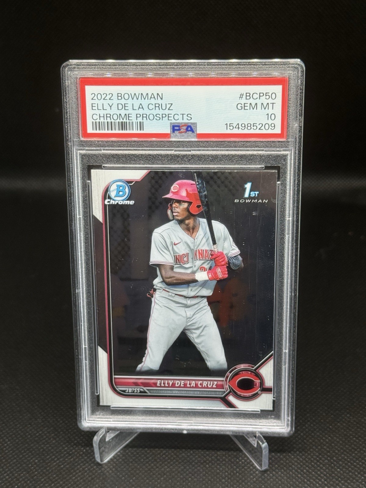 Elly De La Cruz 2022 Bowman Chrome 1st Rookie #BCP-50 PSA 10 RC