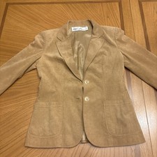Vintage ADOLPH SCHUMAN Lilli Ann Ultra Washable Suede Blazer 1970s SMALL