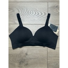 Truekind Supportive Comfort Wireless Shaping Bra Black Size Large