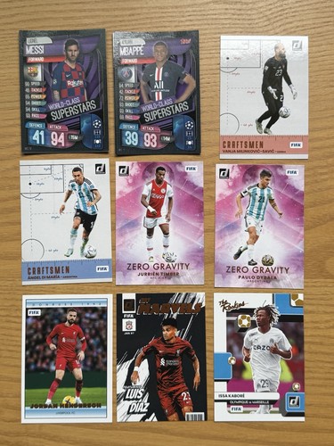 300 Lot Soccer Prizm Silver World Cup Topps Chrome Refractor Rookie Rc Inserts - Afbeelding 6 van 9
