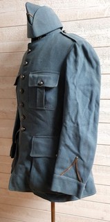 Police tunic and cap 1916 Warrant Officer Chief of the 3rd African Hunter WWI