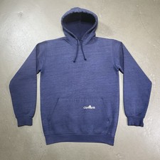 Vintage Carhartt Hoodie Sweatshirt Jacket Small Blue Faded Thrashed 90s Sweater