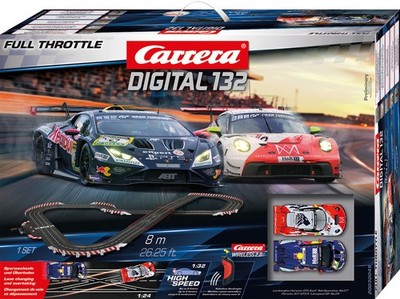 Carrera Digital 132 Rennbahn Full Throttle Komplettset 20030045