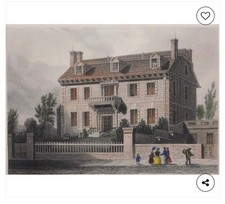 J. H. Hinton (British, 1791 - 1873)  Hancock House, Boston