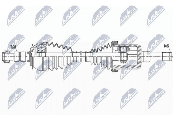 NEU - NTY NPW-DW-047 Antriebswelle FüR Chevrolet-image