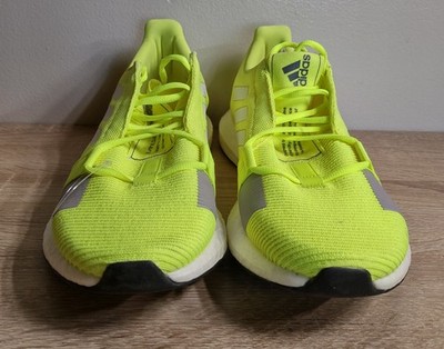 Adidas Running Shoes, NIB, Solar Yellow, Men's Size 12, EF1580 SenseBOOST GO m