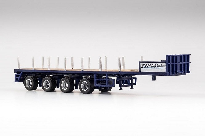 Vk-Models 02482 - 1/87 Ballast Trailer 4 Axle, Wasel - New