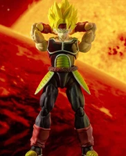 SH Figuarts Tonsen Arttoys Bardock Super Saiyan 1 & 2 Custom Headsculpt & Faces