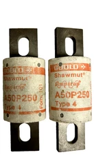 Gould Shawmut A50P250 Current Limiting Fuse Type 4 Pack of 2