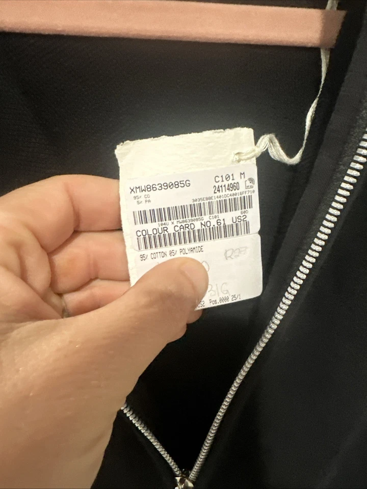 Moletom com capuz preto BRUNELLO Cuccinelli masculino novo com etiquetas com acabamento em couro tamanho M feito na Itália - Imagem 4 de 4