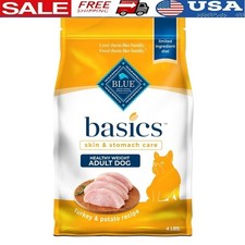 Healthy Weight Turkey Potato Dry Dog Food Limited Ingredient Skin Care 24lbs New