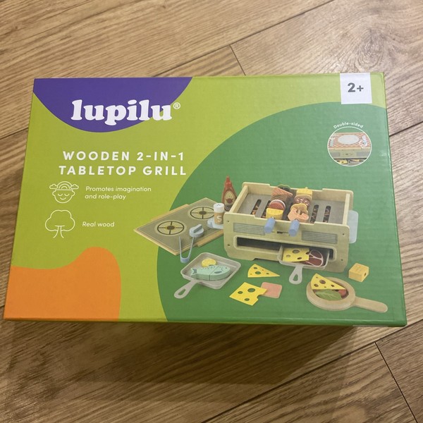 Parrilla de mesa 2 en 1 de madera Lidl Lupilu 2025 - totalmente nueva