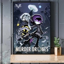 murder drones anime movie poster