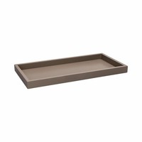 Gift Company Tablett Neo Rechteckig Dekotablett Ablage Sandstone Grau 30 X 15 Cm