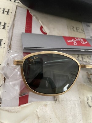 Ray-Ban (B&L) Vintage Sunglasses W2851 NYAS Gold/Tortoise Oval