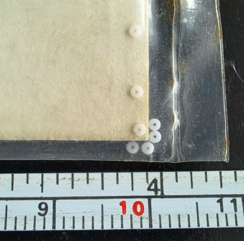 Micro Teflon Washers ID = .005" OD = .014" Qty 12 - Image 3 of 3