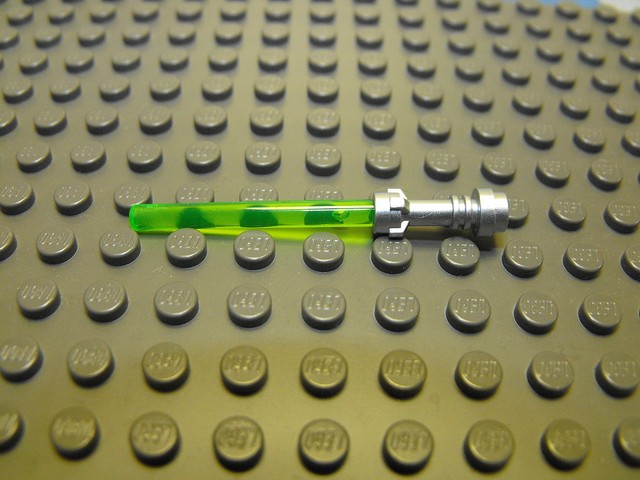 lego green lightsaber