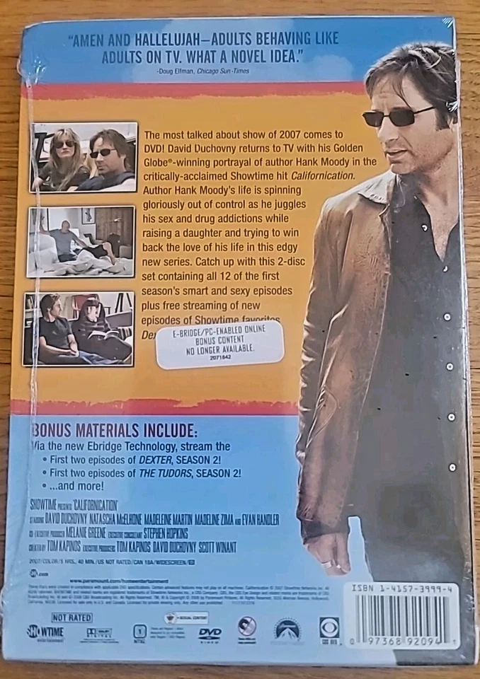Californication: the First Season (DVD, 2007) Brand New - Image 2 of 2
