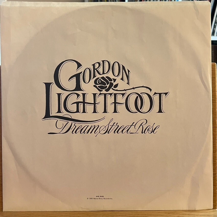 Gordon Lightfoot Dream Street Rose Vinyl LP WB XHS 3426 Near Mint The Auctioneer - Image 4 of 4