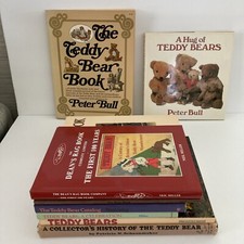 TEDDY BEAR Collection Books Lot of 8 Instant Library, History, Vintage Rare BULL