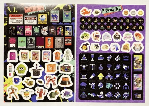 Splatoon 3 Stickers 2 Sheet Set (H) 2023 Japan