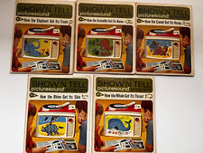 Vintage SHOW 'N TELL Phono-Viewer Records Film Strips-Lot of 5-Just So Stories