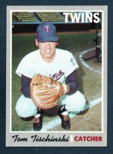 1970 TOPPS Baseball #379 TOM TISCHINSKI RC NRMT+