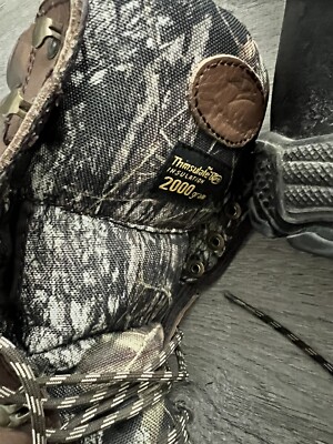 Trekker Aquashield 2000 Gram Leather Camo Hunting Boots  display picture 3