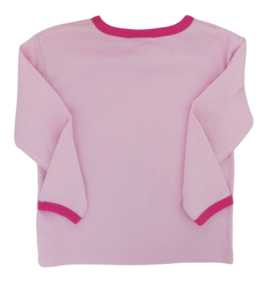 Ensemble Hannah Andersson 2 Pièces - Capri Et T-shirt Vichy Rose Et Blanc - Taille 4