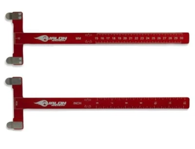 AVALON ARCHERY Avalon Bogenverstrebung Höhenmessgerät / Bogenvierkant. Rot. Portofrei. Nagelneu