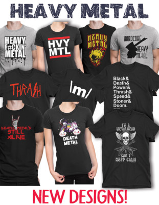 Camisetas Rockeras Comprar Camisetas Heavy Metal Unisex MUSIC