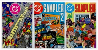 DC Sampler #1-3 Set  ️ 1st John Constantine Cameo  ️ (DC 1983-1984)
