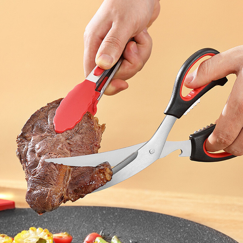 Korean Barbecue Scissors Removable Barbecue Scissors Barbecue Clip Set