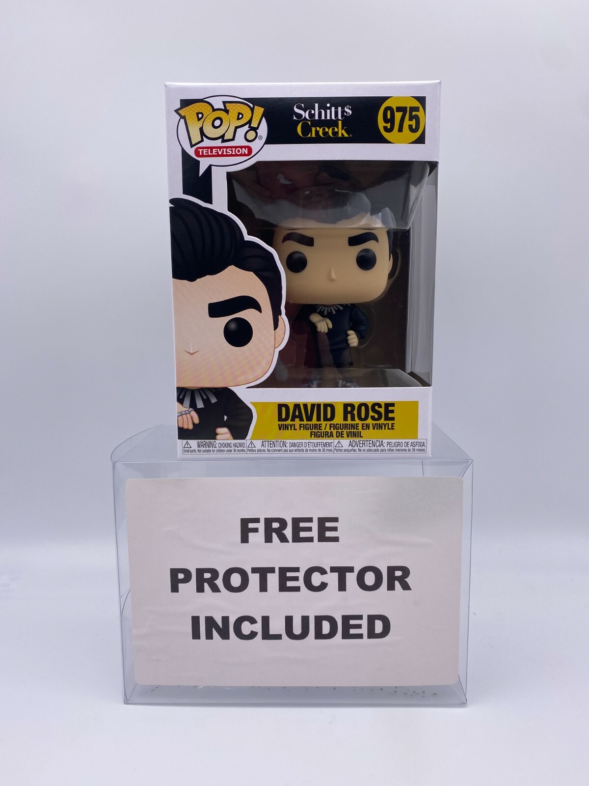Funko Pop David Rose #975 Schitt'S Creek Television Vinyl Figure W/ Protector