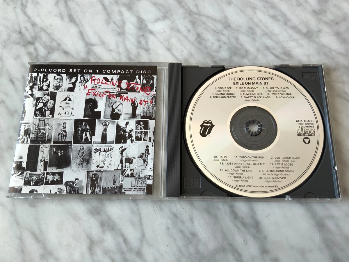 The Rolling Stones Exile On Main Street CD DADC PRESS CGK 40489 Mick Jagger RARE