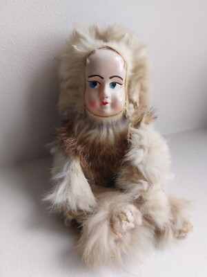 Ancienne Poupée Mignonnette Biscuit Lapin 18 Cm - Figurine Française XIXème Vintage