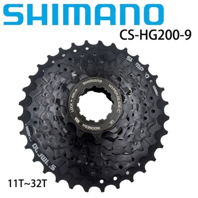 Shimano Alivio CS-HG200-9-fach City Rennrad Kassette 11T-32T schwarz
